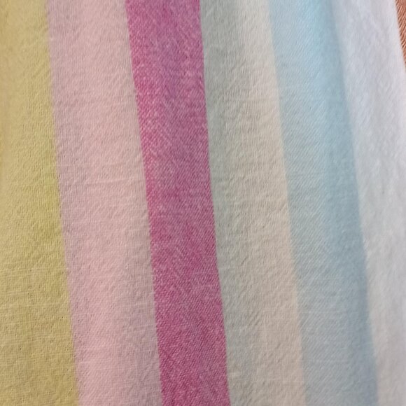 J.Crew/Paperbag Waist Pants/Women XS/Multi Pastel Stripe/Drawcord - Picture 4 of 9